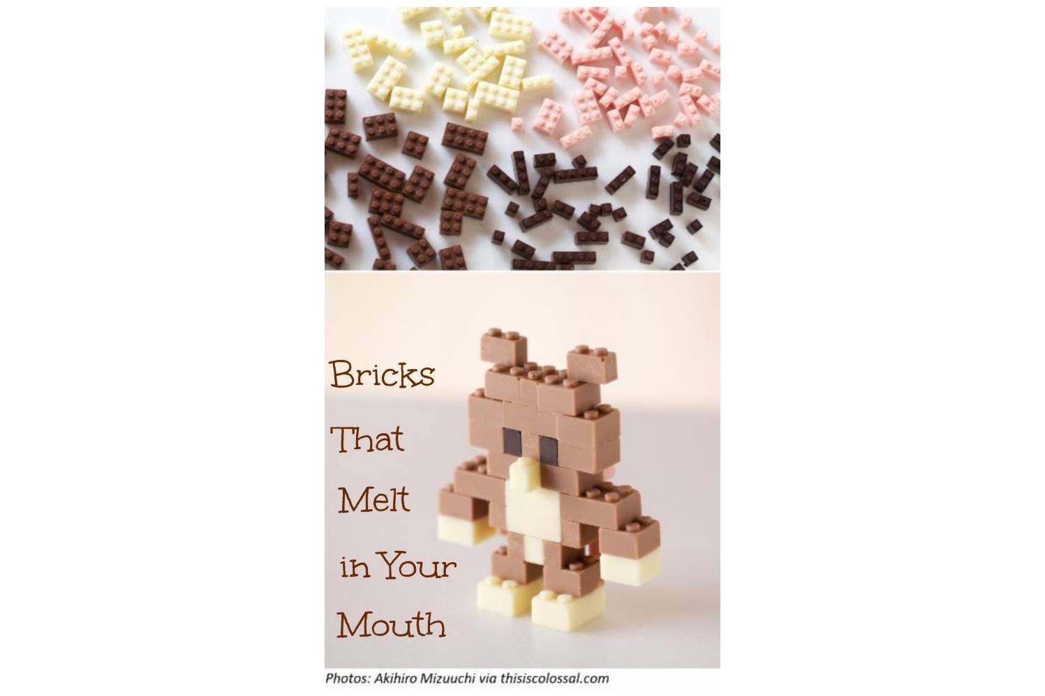 Lego That Melts in Your Mouth
