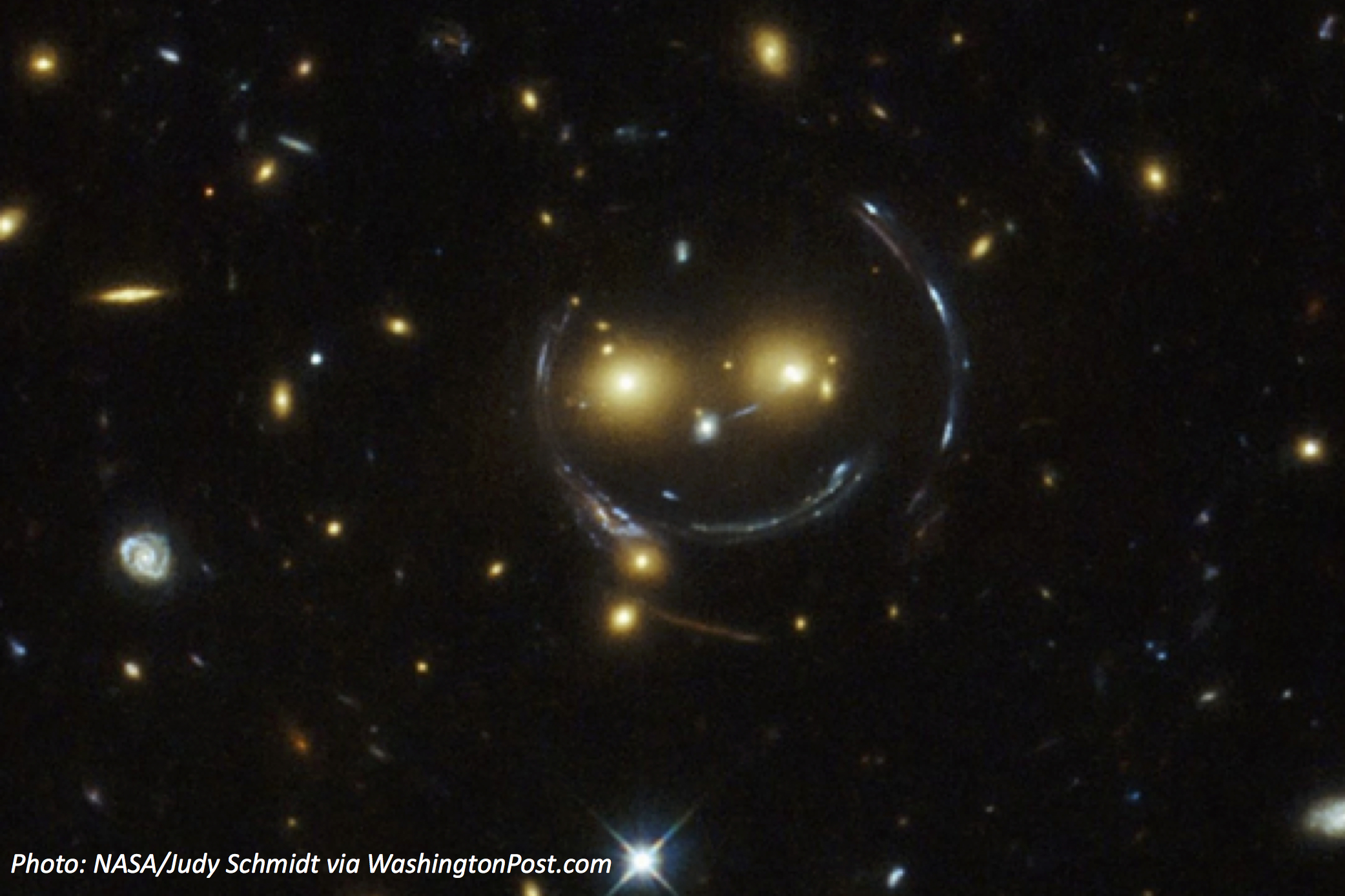 Smiley Face in Space