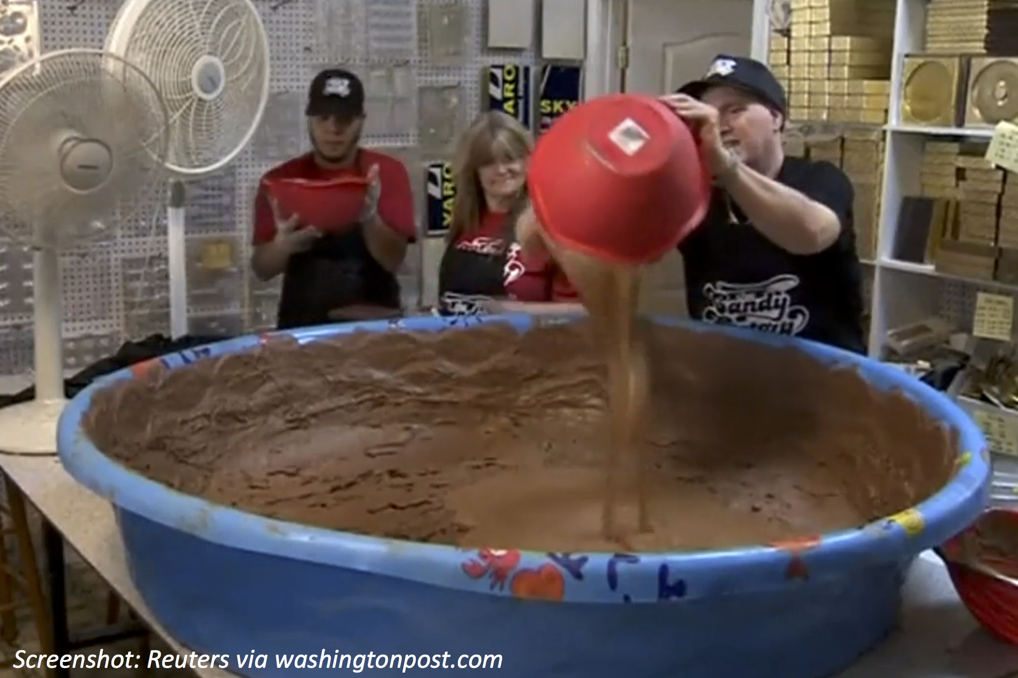 Swimming Pool of Chocolate