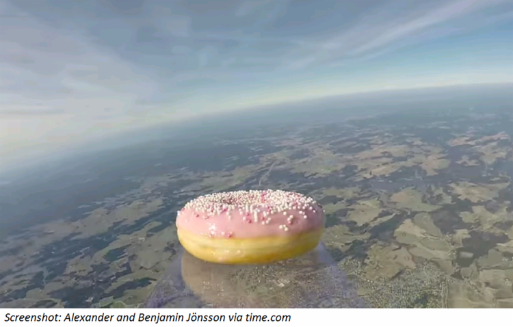 Donut in Outer Space