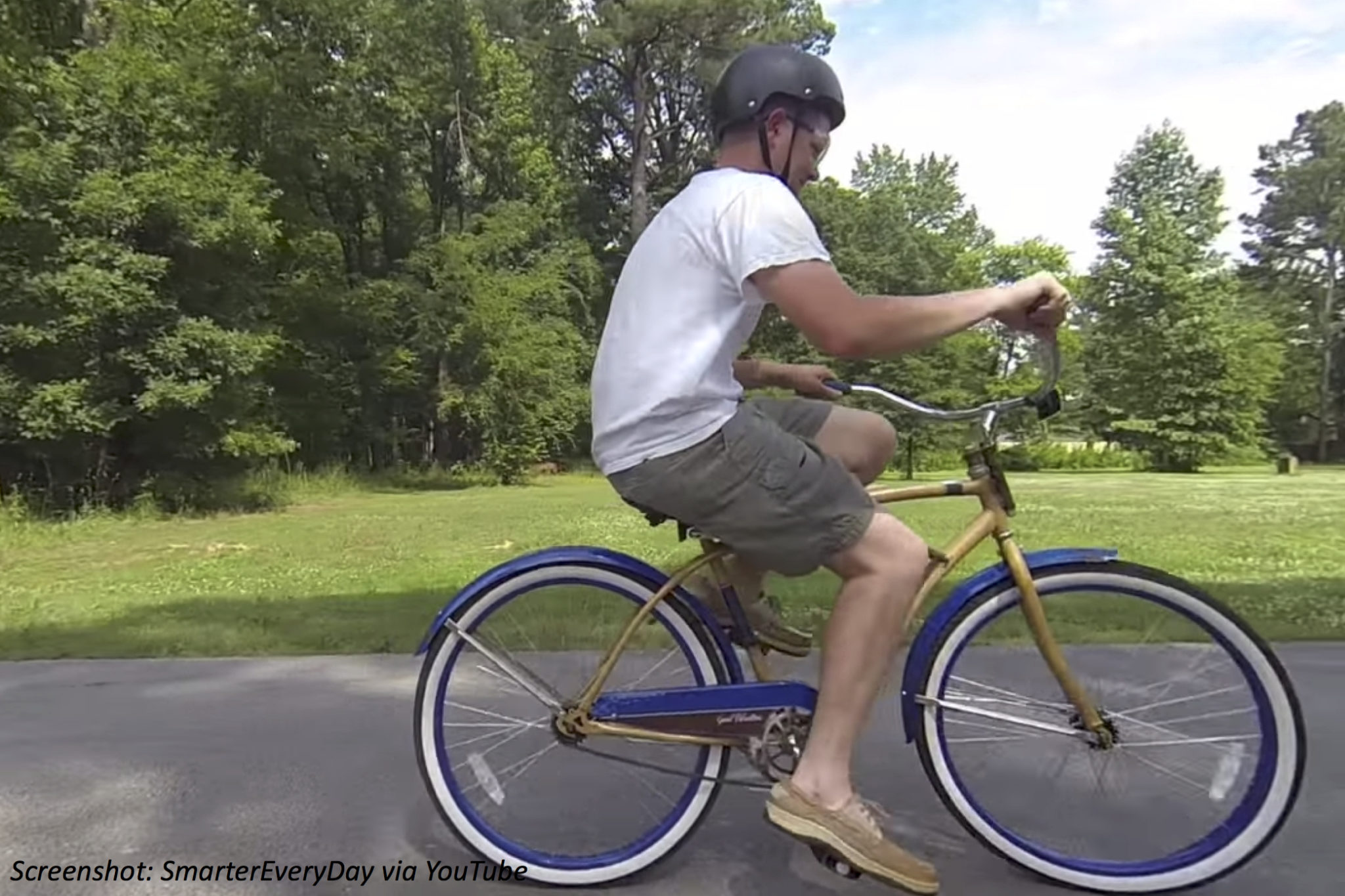 the backwards bicycle