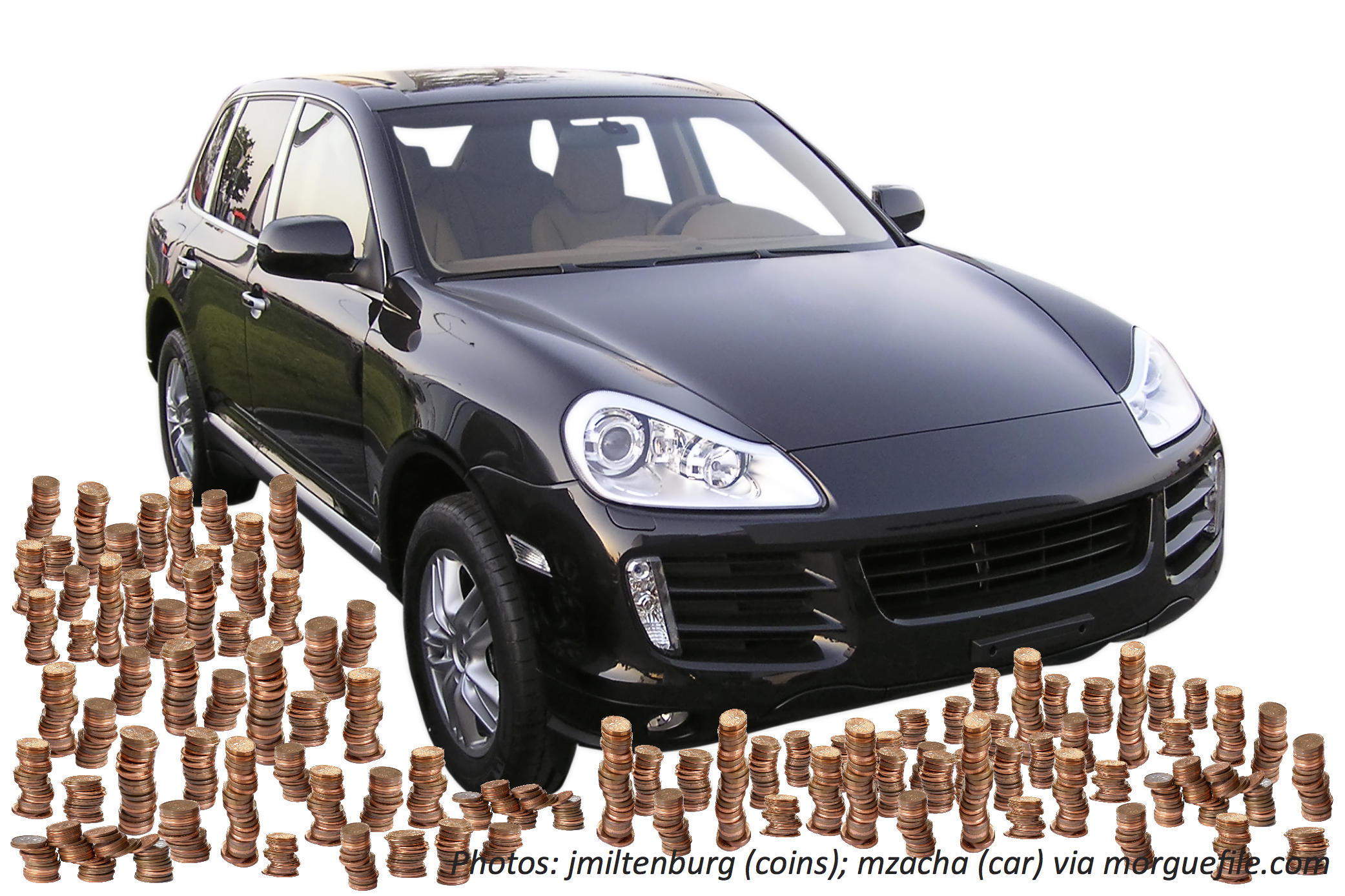 Car Full of Coins