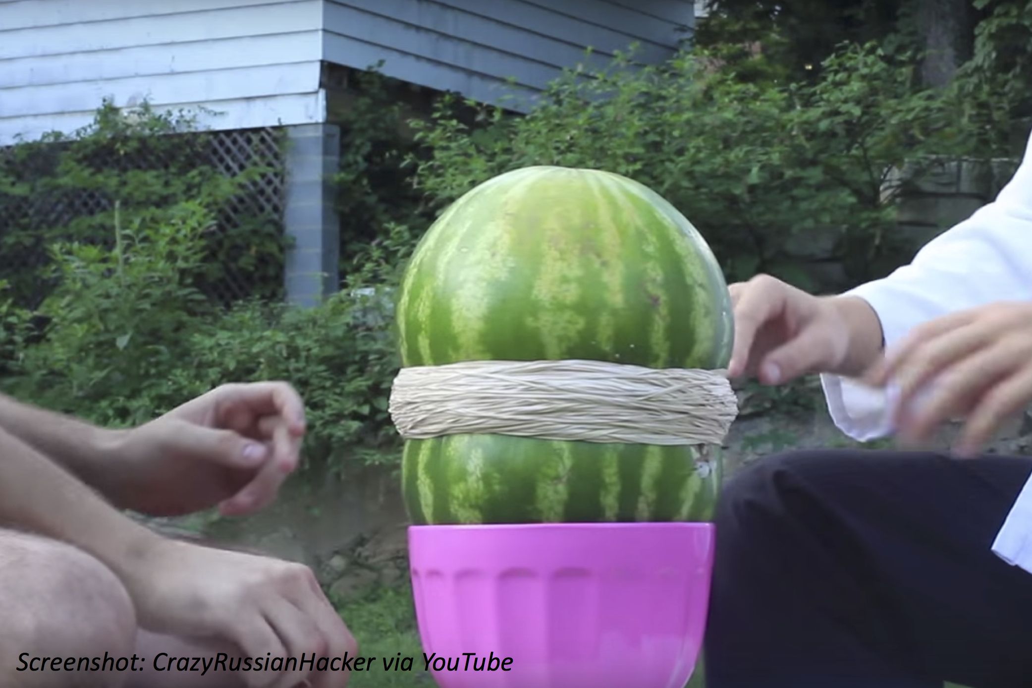 How to Blow Up a Watermelon