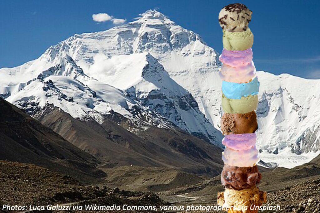 Mountain of Ice Cream — for Real – Bedtime Math